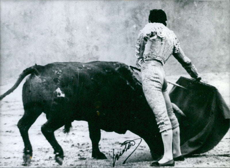 Santiago Cortes, Bullfighter - Vintage Photograph