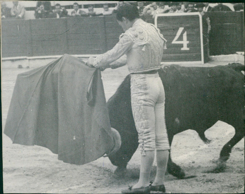 Cesar Giron, Bullfighter - Vintage Photograph