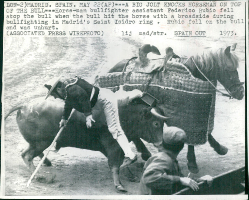 Federico Rubio, Bullfighter - Vintage Photograph
