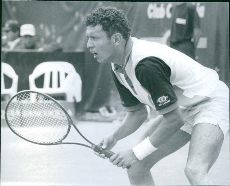 Tennis player Carlos Drada - Vintage Photograph