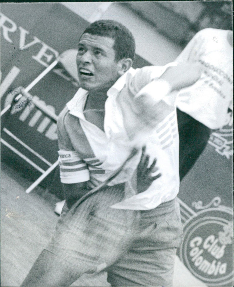 Tennis player Carlos Drada - Vintage Photograph