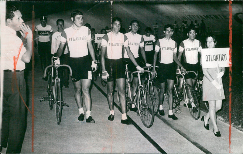 Atlantic cycling team - Vintage Photograph