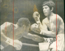 Carlos Monzon and Emile Griffith - Vintage Photograph