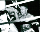 Julio Eliecer vs Francisco Alvarez. - Vintage Photograph