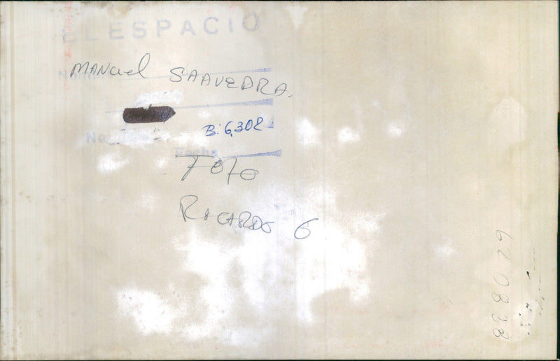 Manuel Saavedra - Vintage Photograph
