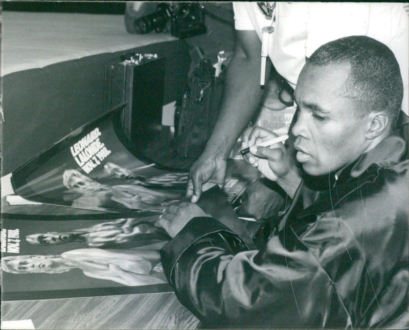 Ray Leonard - Vintage Photograph