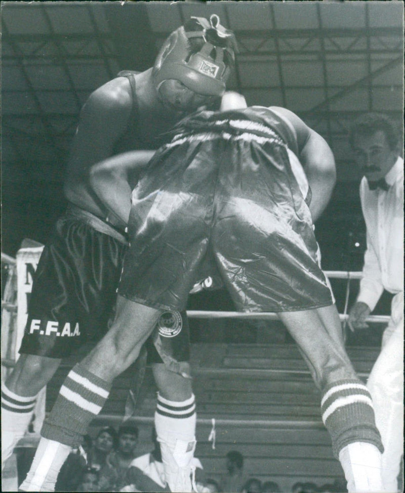 National Boxing Championship - Vintage Photograph