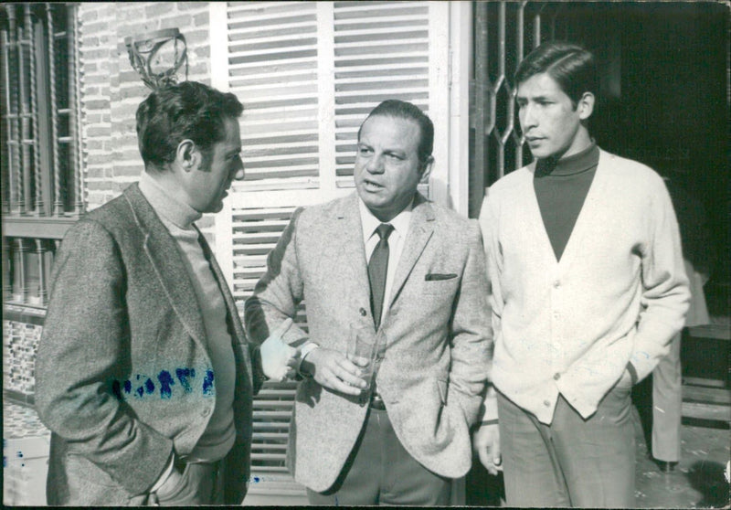 El Litri, Manolo Gonzalez and El Puno - Vintage Photograph