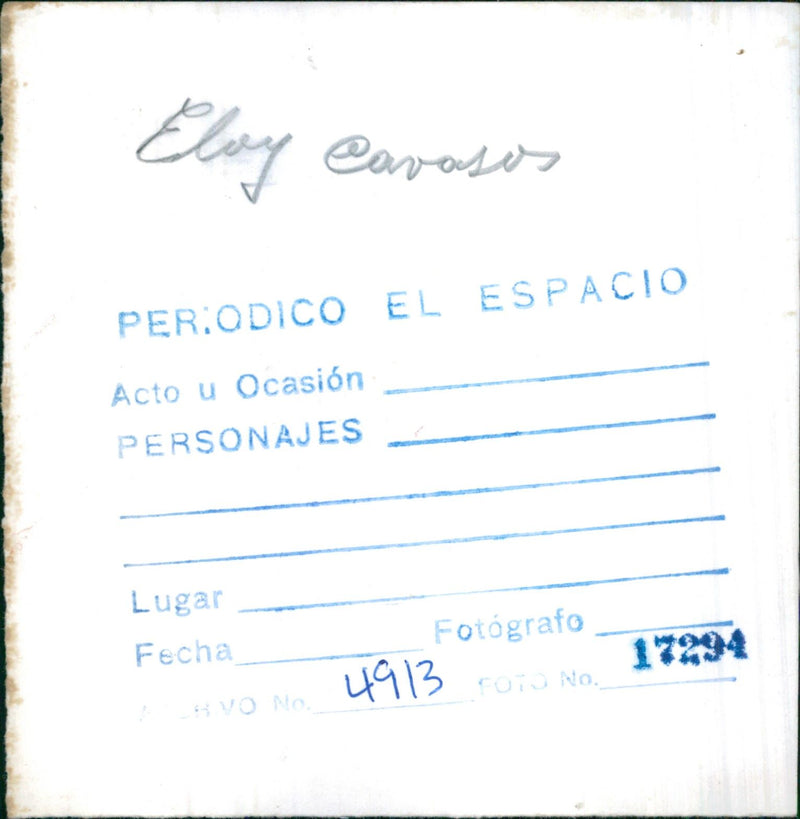 Eloy Cavazos - Vintage Photograph