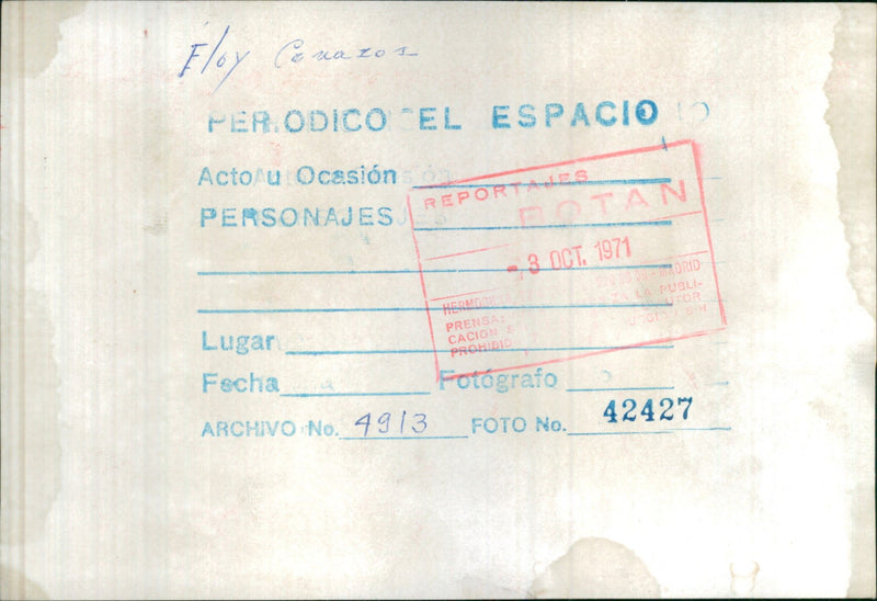 Eloy Cavazos - Vintage Photograph