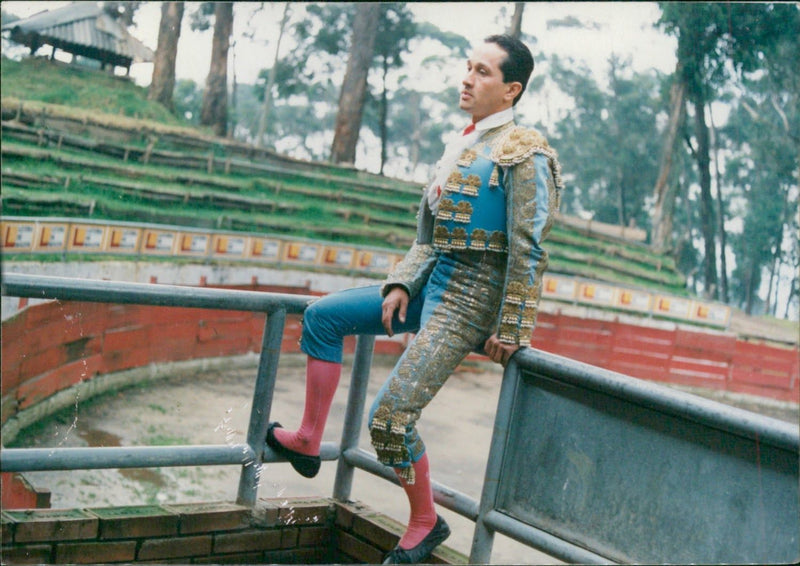 Cesar Rincon in matador costume - Vintage Photograph