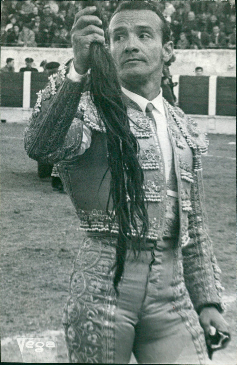 José Edgar Zúñiga, Bullfighter - Vintage Photograph