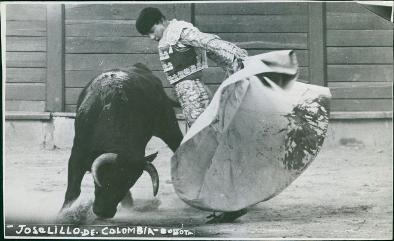 José Edgar Zúñiga, Bullfighter - Vintage Photograph