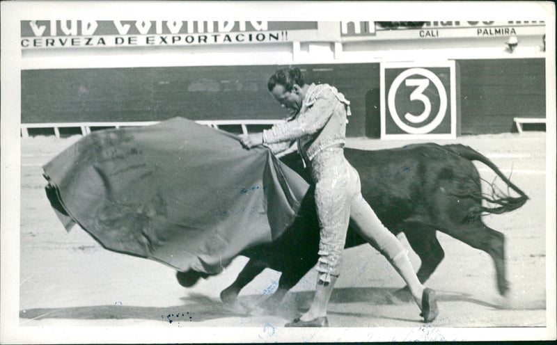 José Edgar Zúñiga, Bullfighter - Vintage Photograph