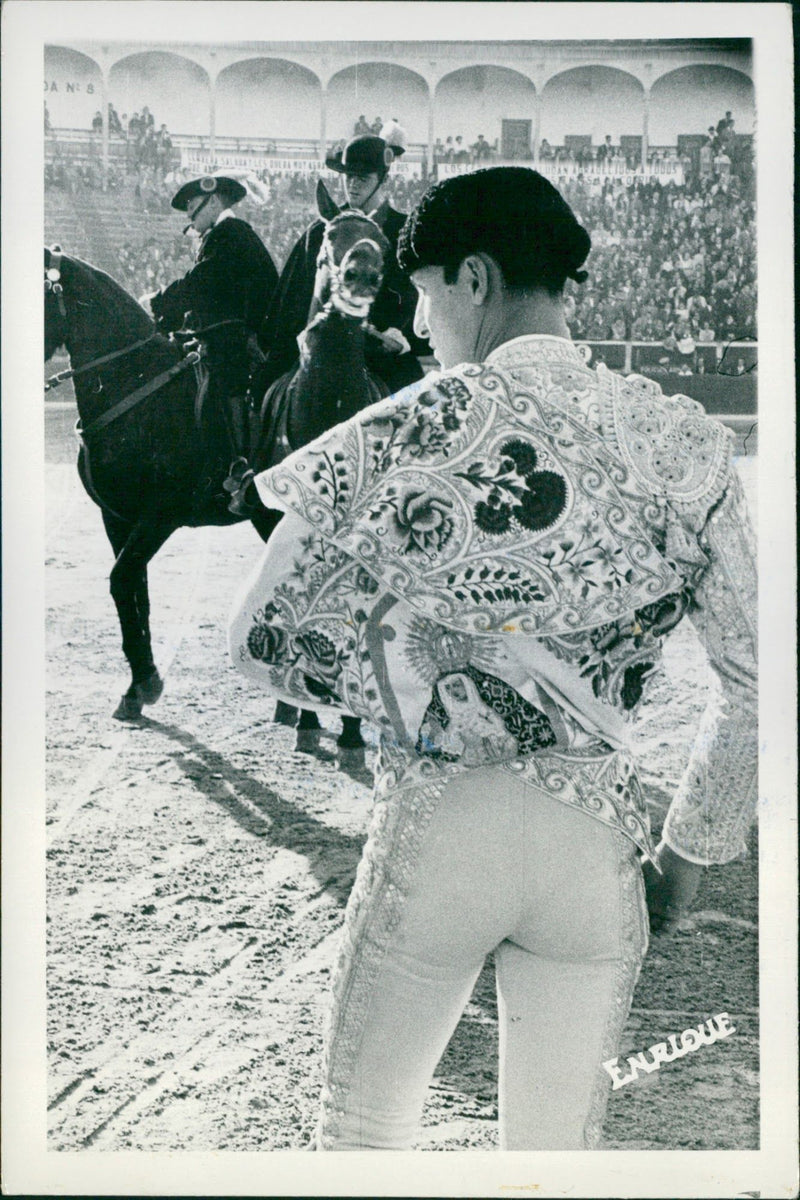 José Edgar Zúñiga, Bullfighter - Vintage Photograph