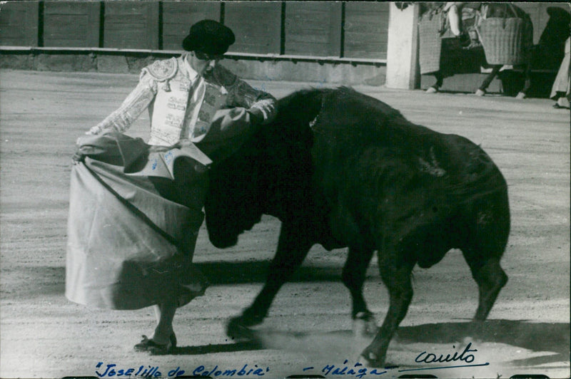 José Edgar Zúñiga, Bullfighter - Vintage Photograph