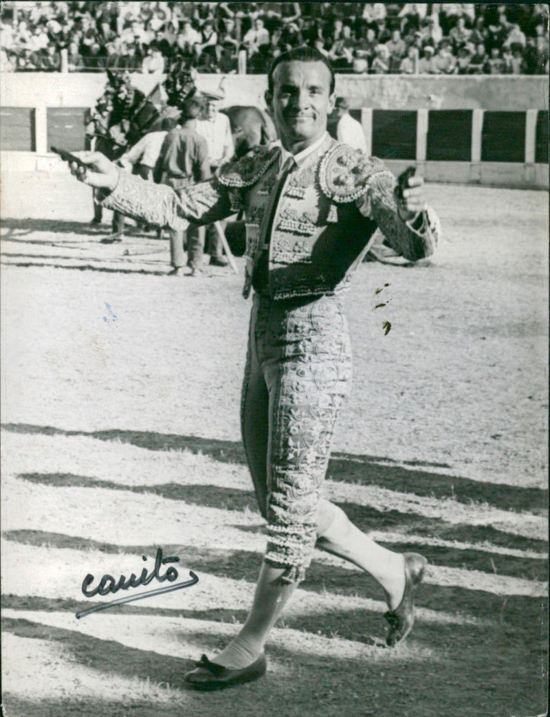 José Edgar Zúñiga, Bullfighter - Vintage Photograph