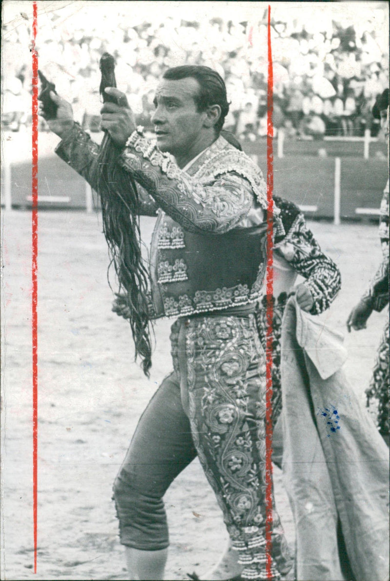 José Edgar Zúñiga, Bullfighter - Vintage Photograph