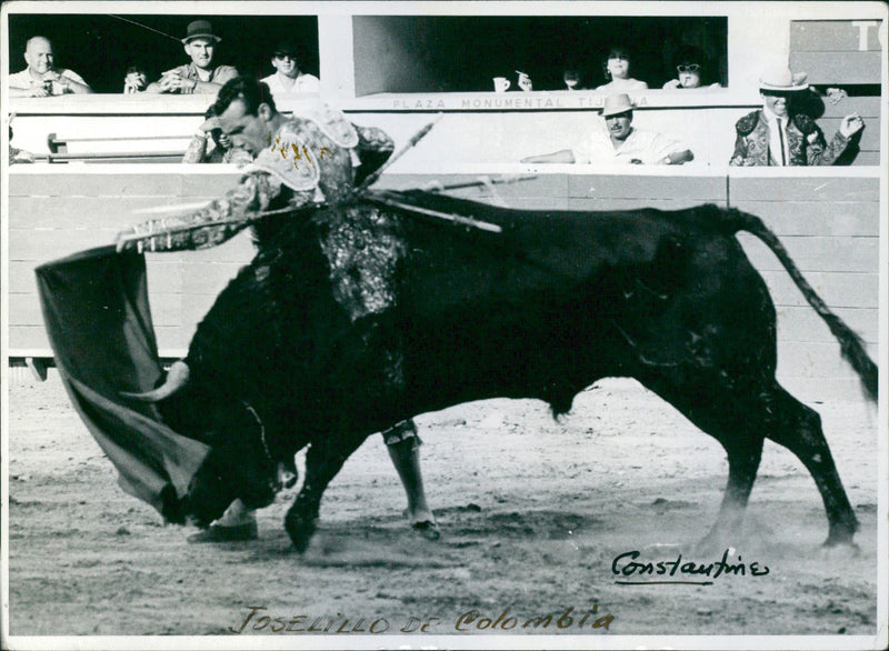 José Edgar Zúñiga, Bullfighter - Vintage Photograph