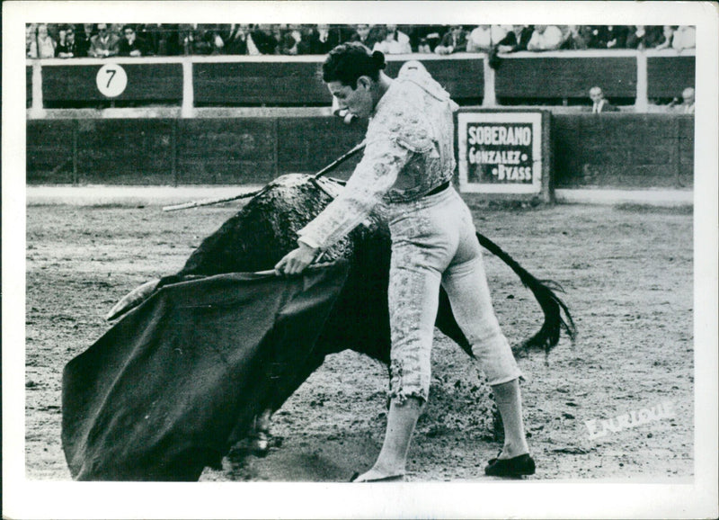 José Edgar Zúñiga, Bullfighter - Vintage Photograph