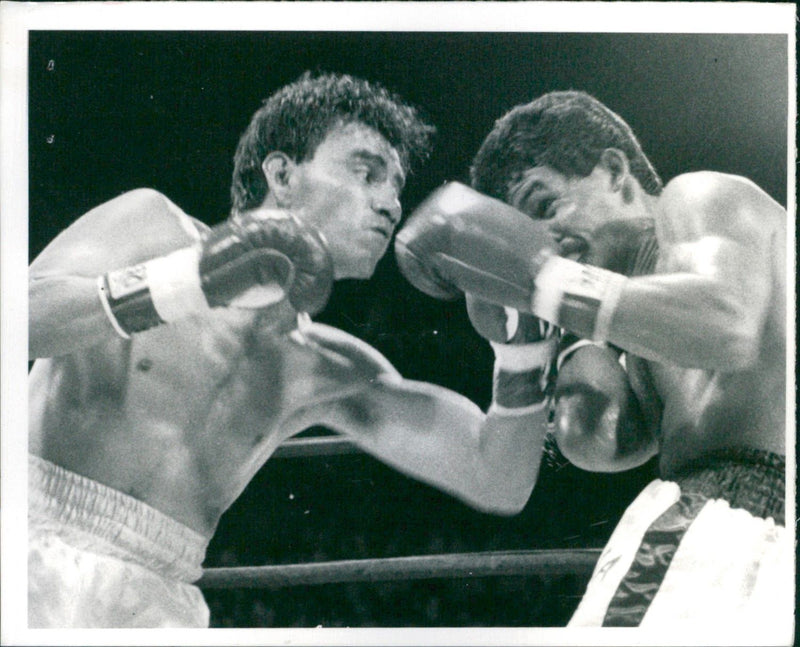 Antonio Avelar vs. Miguel "Happy" Lora - Vintage Photograph