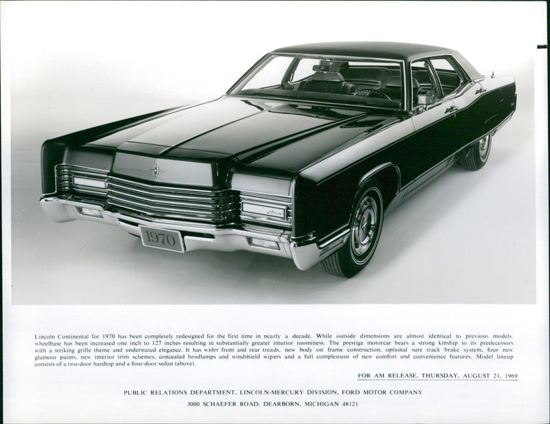 1970 Lincoln Continental - Vintage Photograph