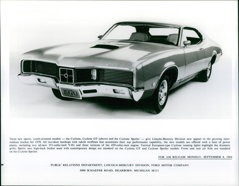 1970 Mercury Cyclone GT - Vintage Photograph