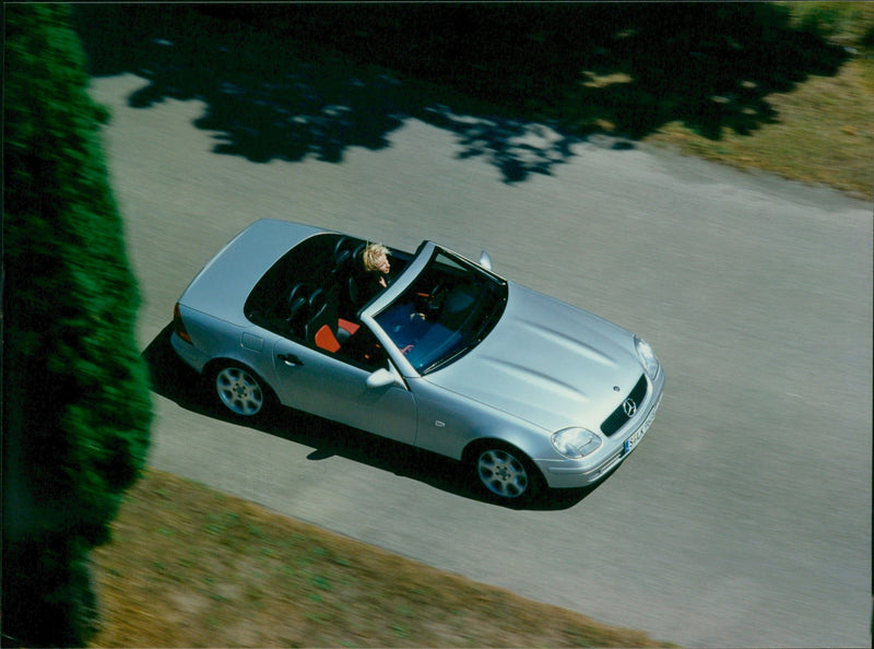 The new Mercedes-Benz SLK - Vintage Photograph