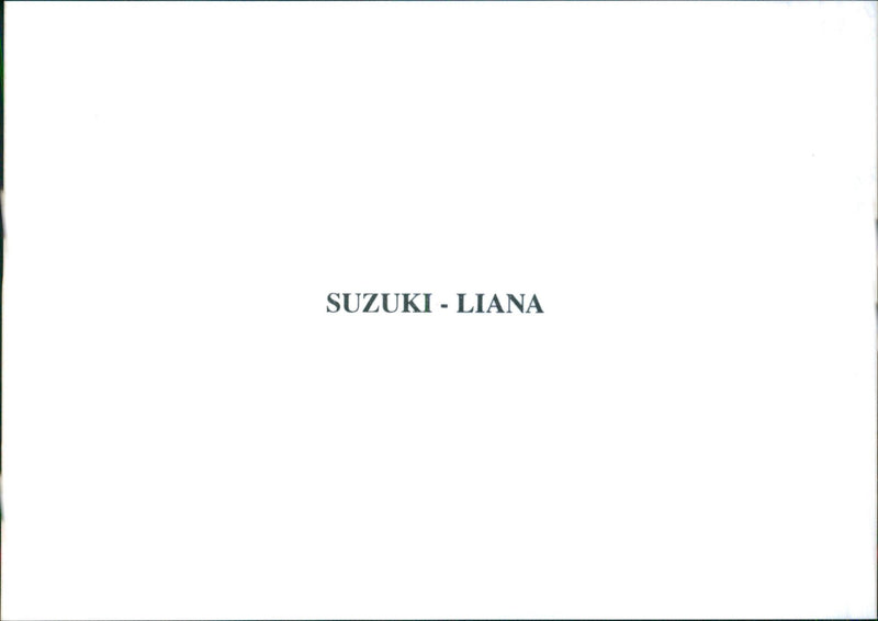 Suzuki - Liana - Vintage Photograph
