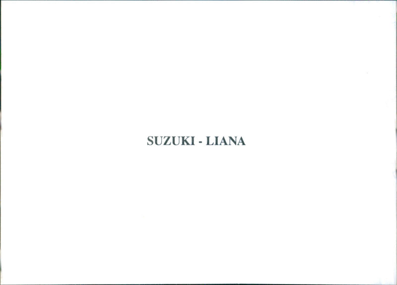 Suzuki - Liana - Vintage Photograph