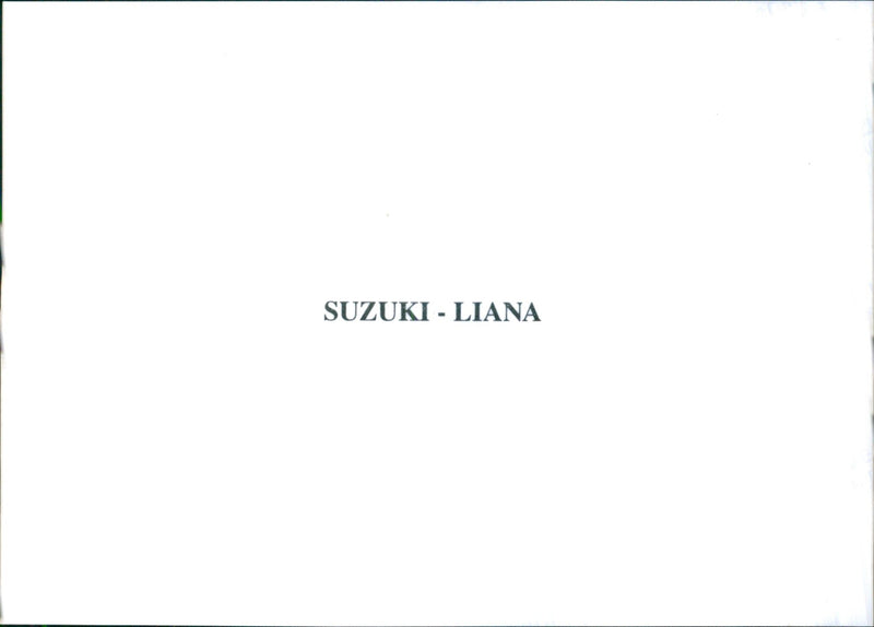 Suzuki - Liana - Vintage Photograph