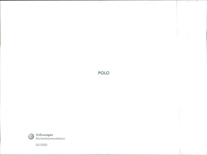 VW Polo - Vintage Photograph