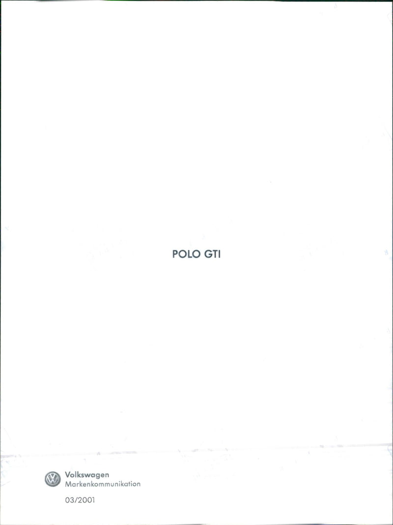 VW Polo GTI - Vintage Photograph