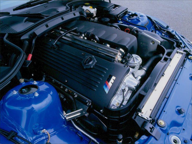 2001 BMW M Coupe and BMW M Roadster Engine - Vintage Photograph