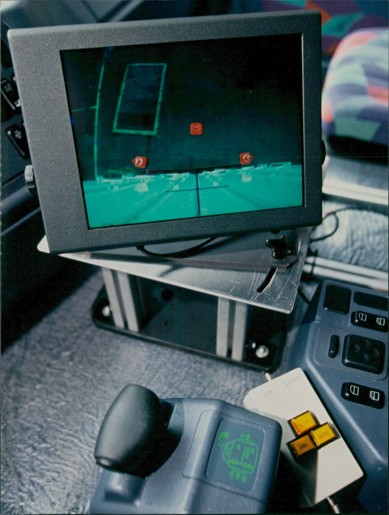 Video camera fitted to the car - Vintage Photograph
