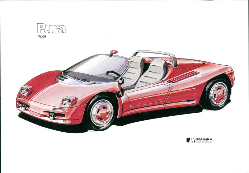 1988 Michelotti Pura - Vintage Photograph