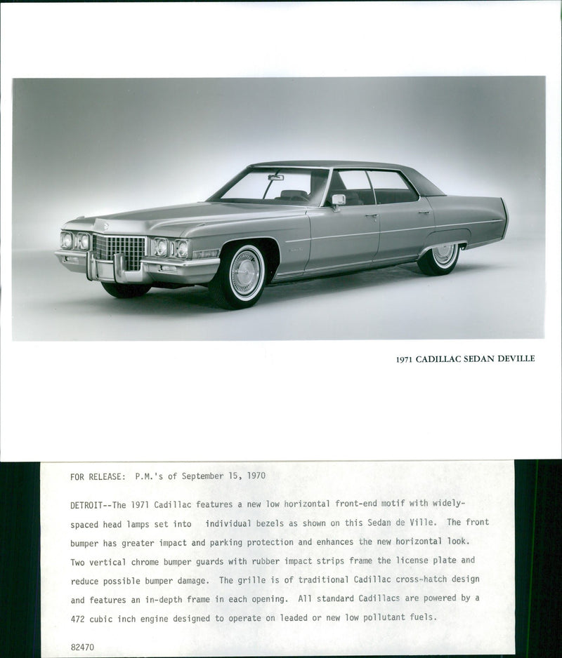 1971 Cadillac Sedan DeVille - Vintage Photograph