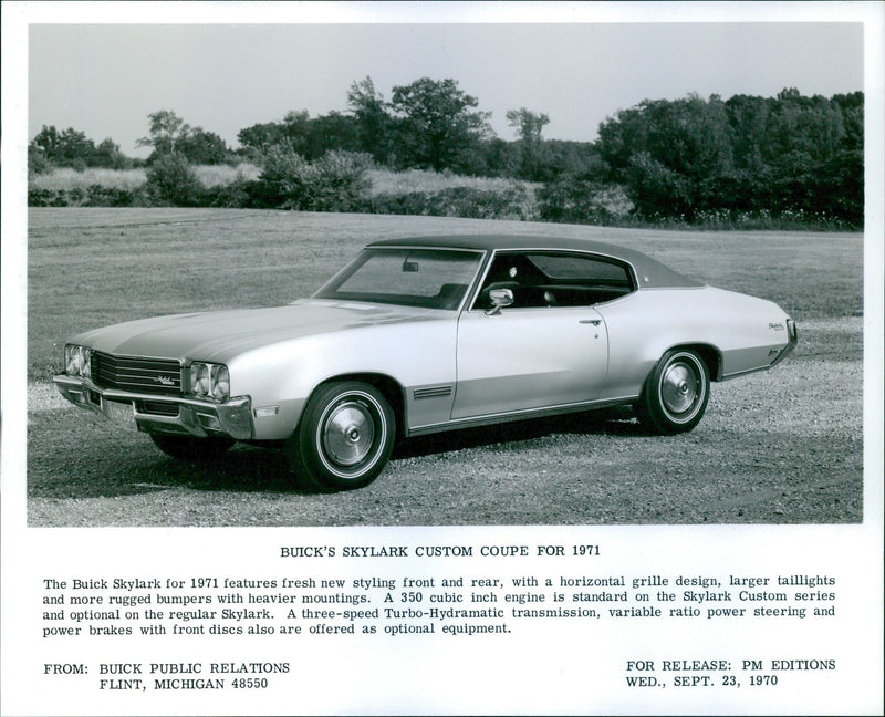 1971 Buick Skylark - Vintage Photograph