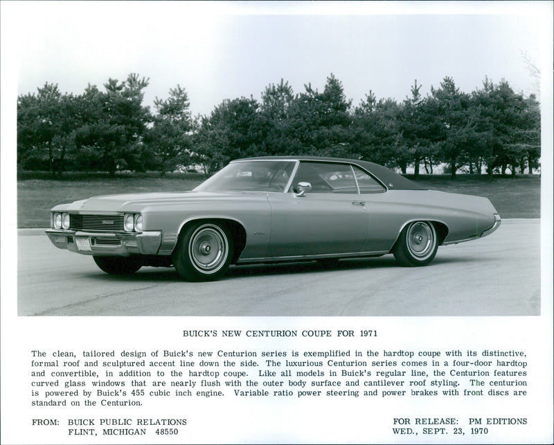 1971 Buick Centurion Coupe - Vintage Photograph