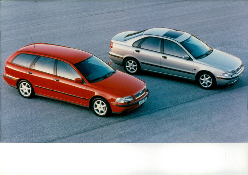 Volvo S40 and Volvo V40 - Vintage Photograph