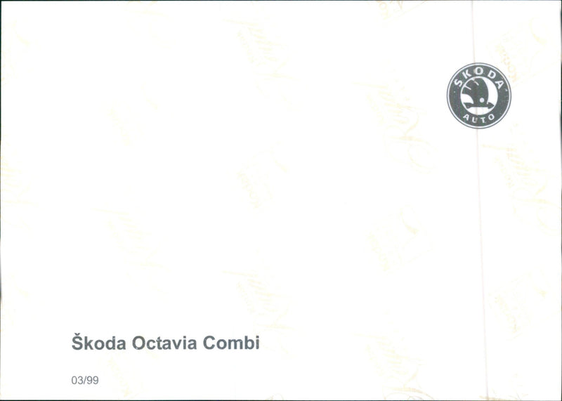 1999 Skoda Octavia Combi - Vintage Photograph