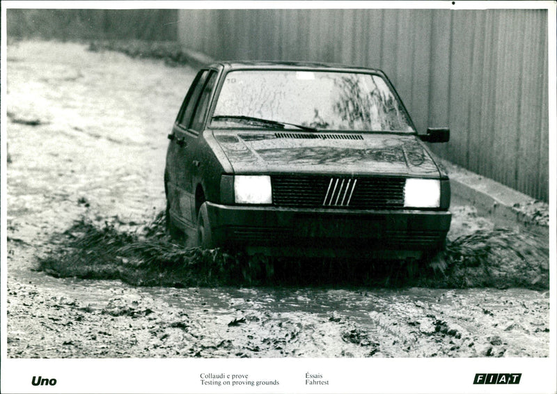 1983 Fiat Uno - Vintage Photograph