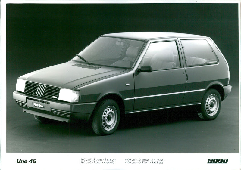 1983 Fiat Uno - Vintage Photograph