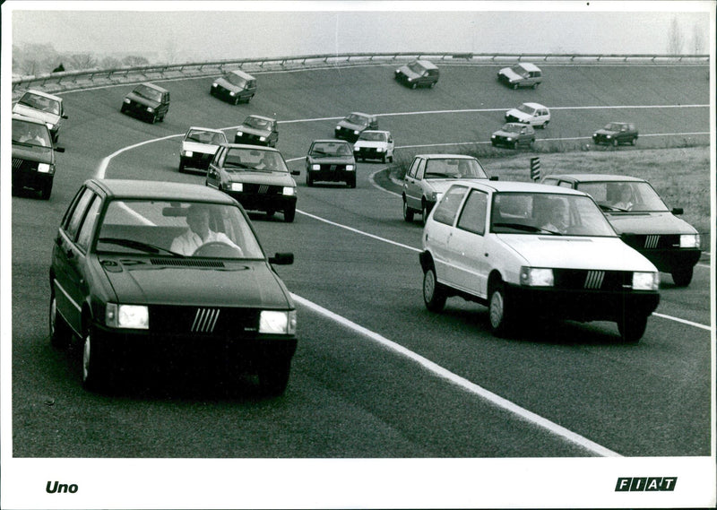 1983 Fiat Uno - Vintage Photograph