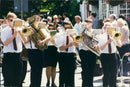 Parade Musicians - Vintage Photograph