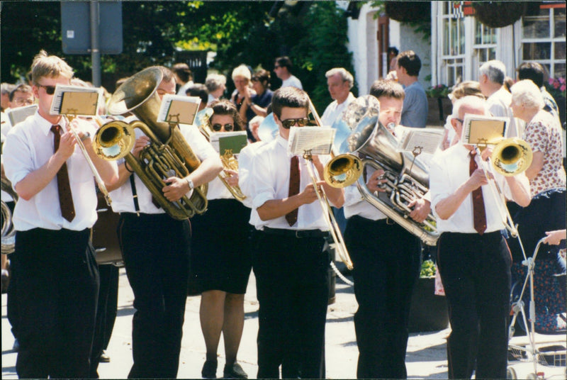 Parade Musicians - Vintage Photograph