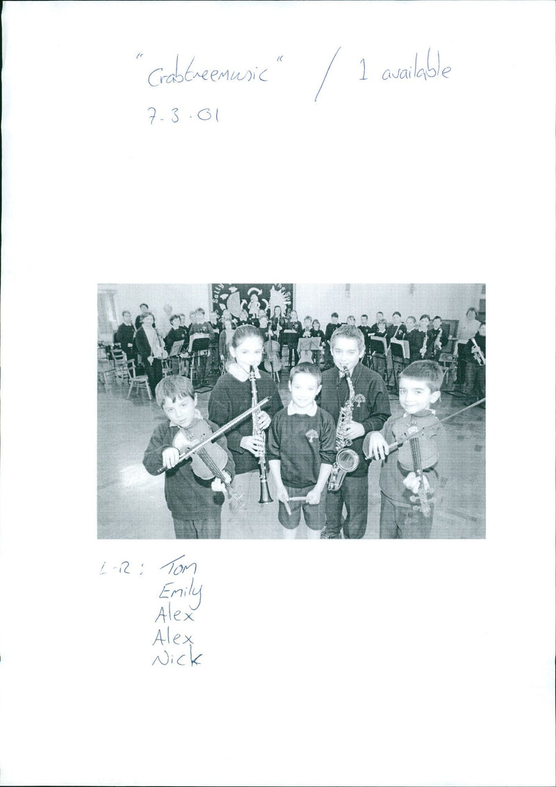 Crabtree Music - Vintage Photograph