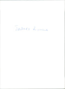 James Runcie - Vintage Photograph