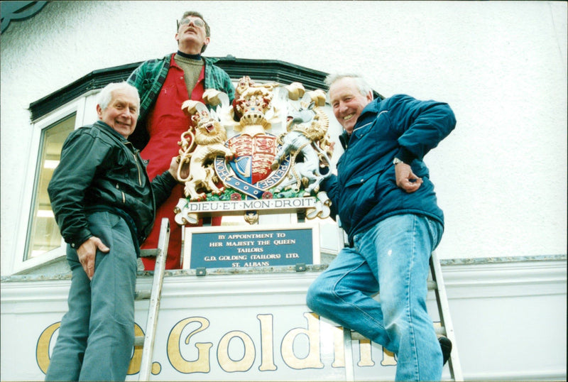 Maurice Marsh, Phil Shaw and Jim Warner - Vintage Photograph