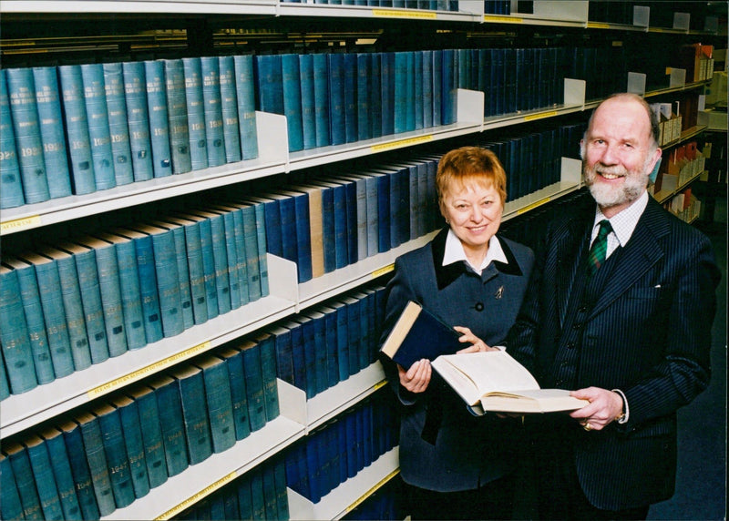 Judge Colin Colston, QC and Professor Diana Tribe - Vintage Photograph